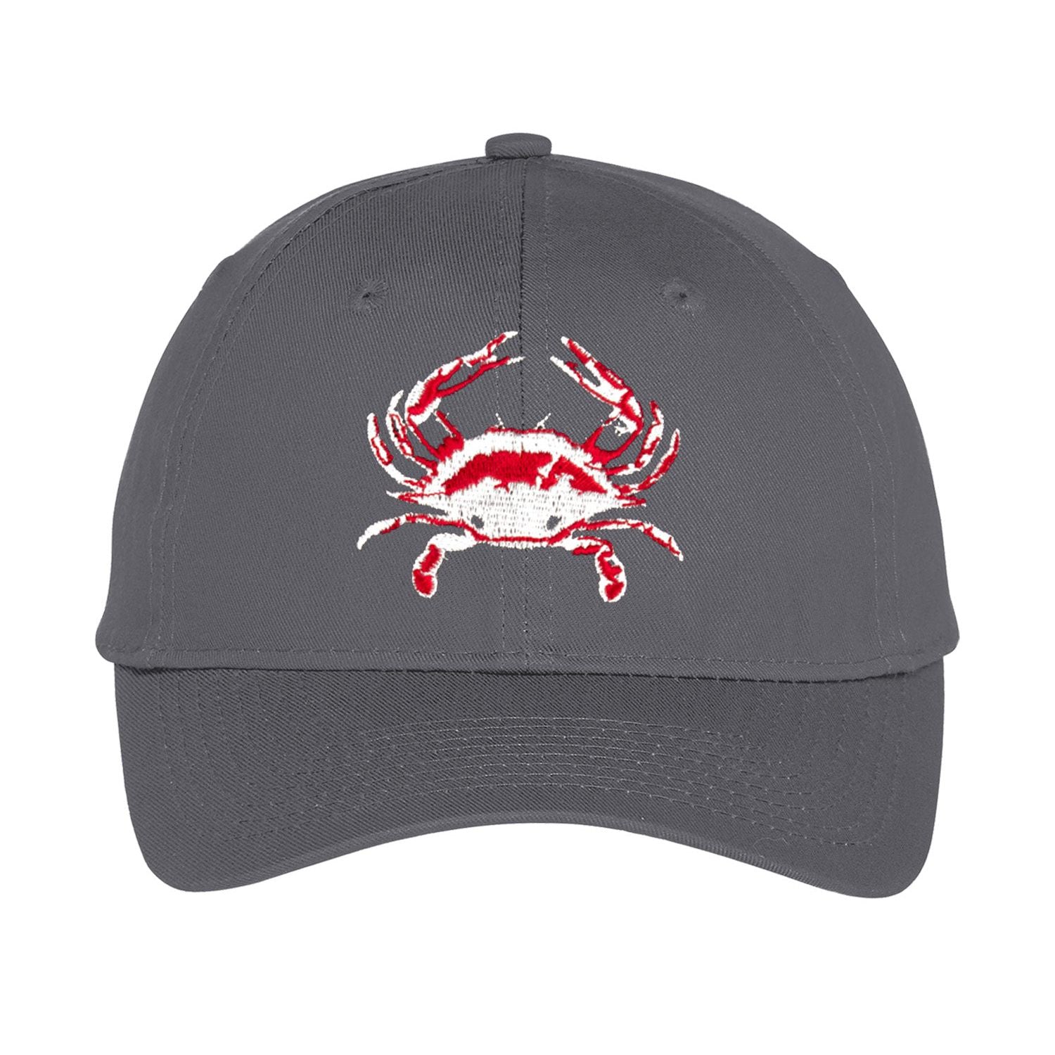 Blue Crab charcoal baseball cap