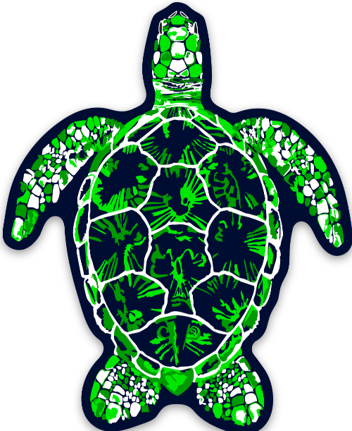 Green Sea Turtle Decal