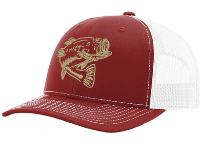 Bass Fishing "Reel Hawg" Structured Trucker Hats - *22 Colors!