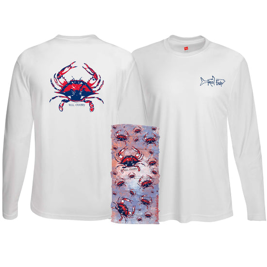 Crab Bundle Deal - Crab Performance Shirt & Crab Face Gaiter/Buff