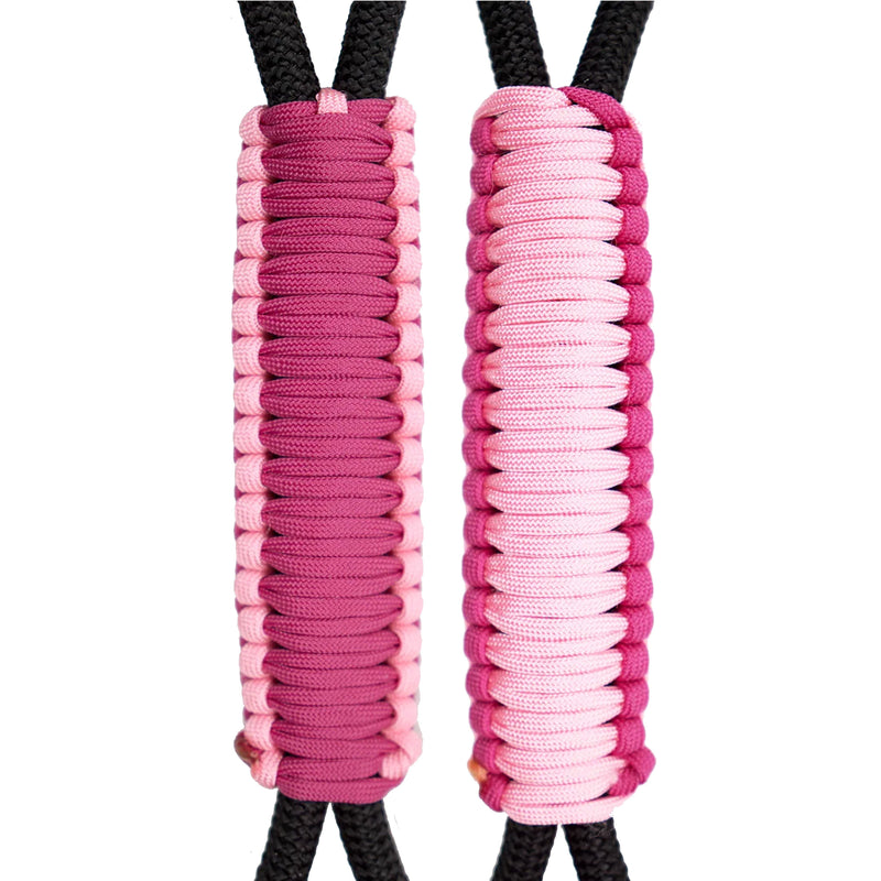 Fuchsia & Baby Pink C010C007 Paracord Handmade Handles for Stainless Steel Tumblers - Made in USA!