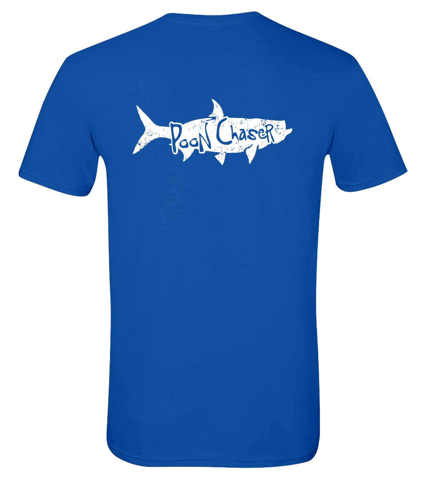 Tarpon "Poon Chaser" Reel Fishy t-shirt - Royal w/White logo