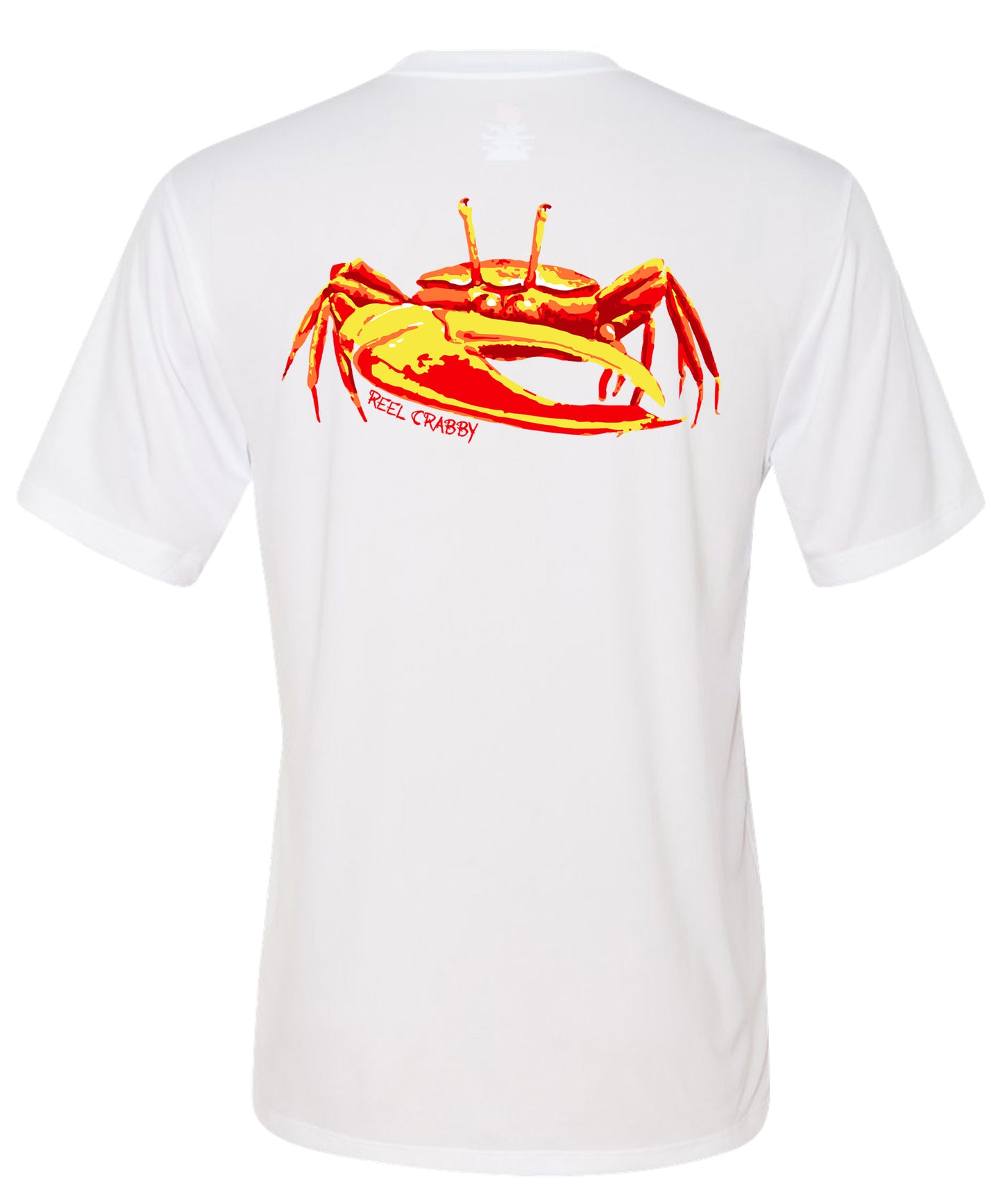 New! Fiddler Crab "Reel Crabby" Performance Long & Short Sleeve Shirts