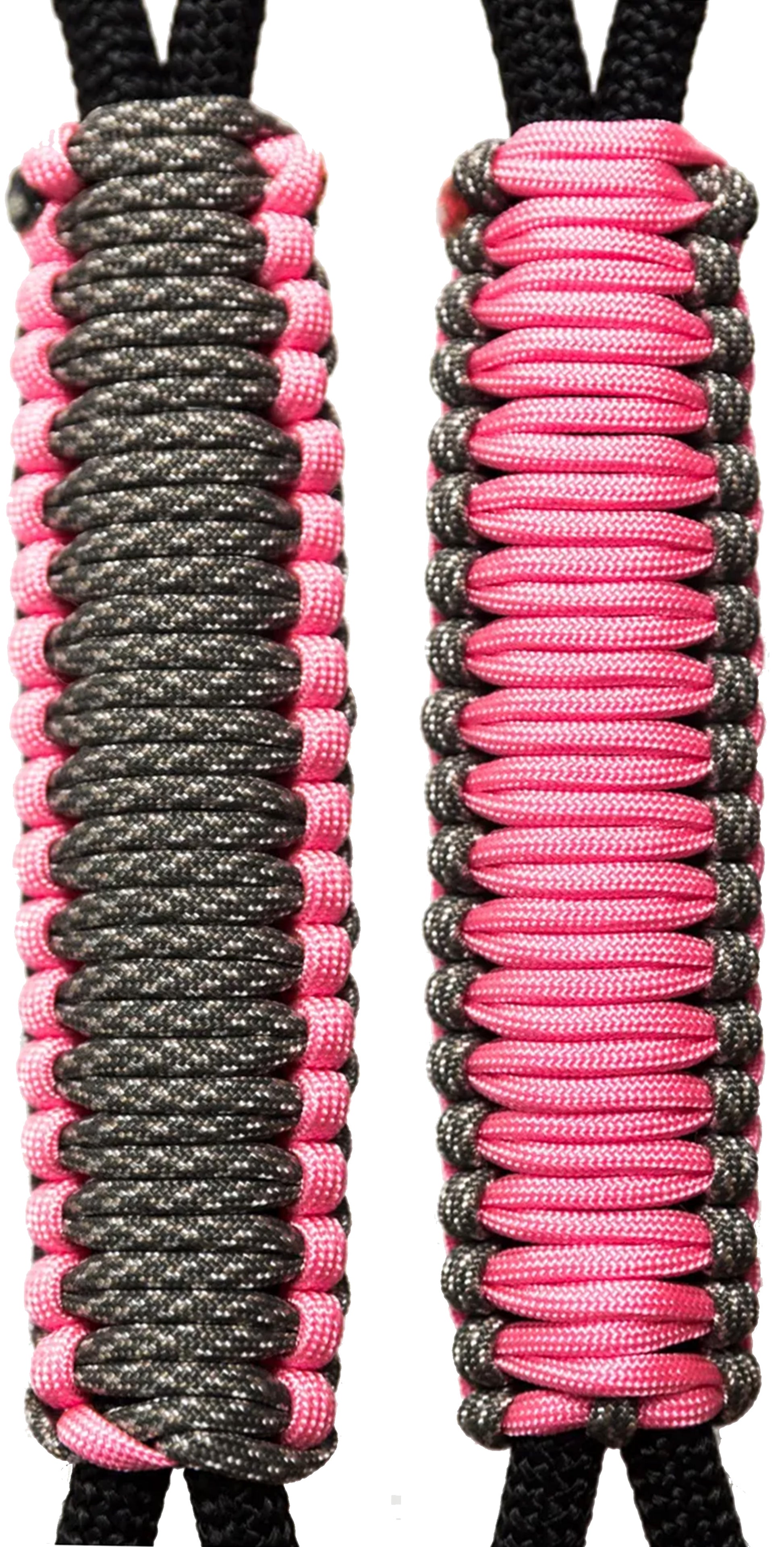 Digi Camo & Baby Pink C007C037 - Paracord Handmade Handles for Stainless Steel Tumblers - Made in USA!