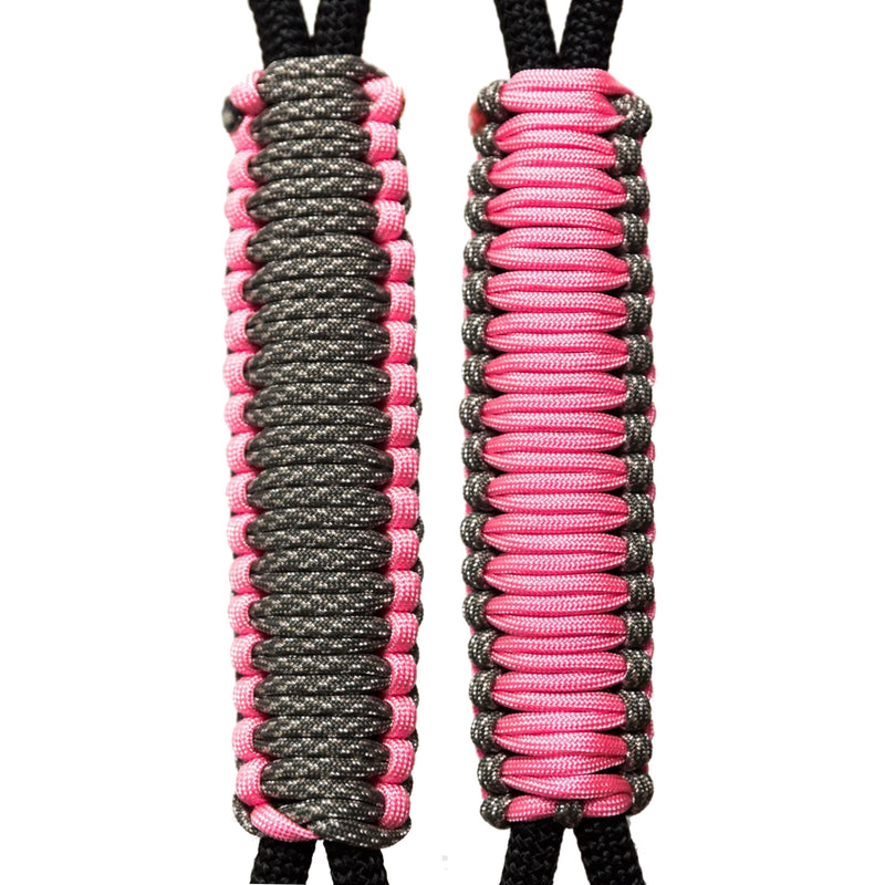 Digi Camo & Baby Pink C007C037 - Paracord Handmade Handles for Stainless Steel Tumblers - Made in USA!