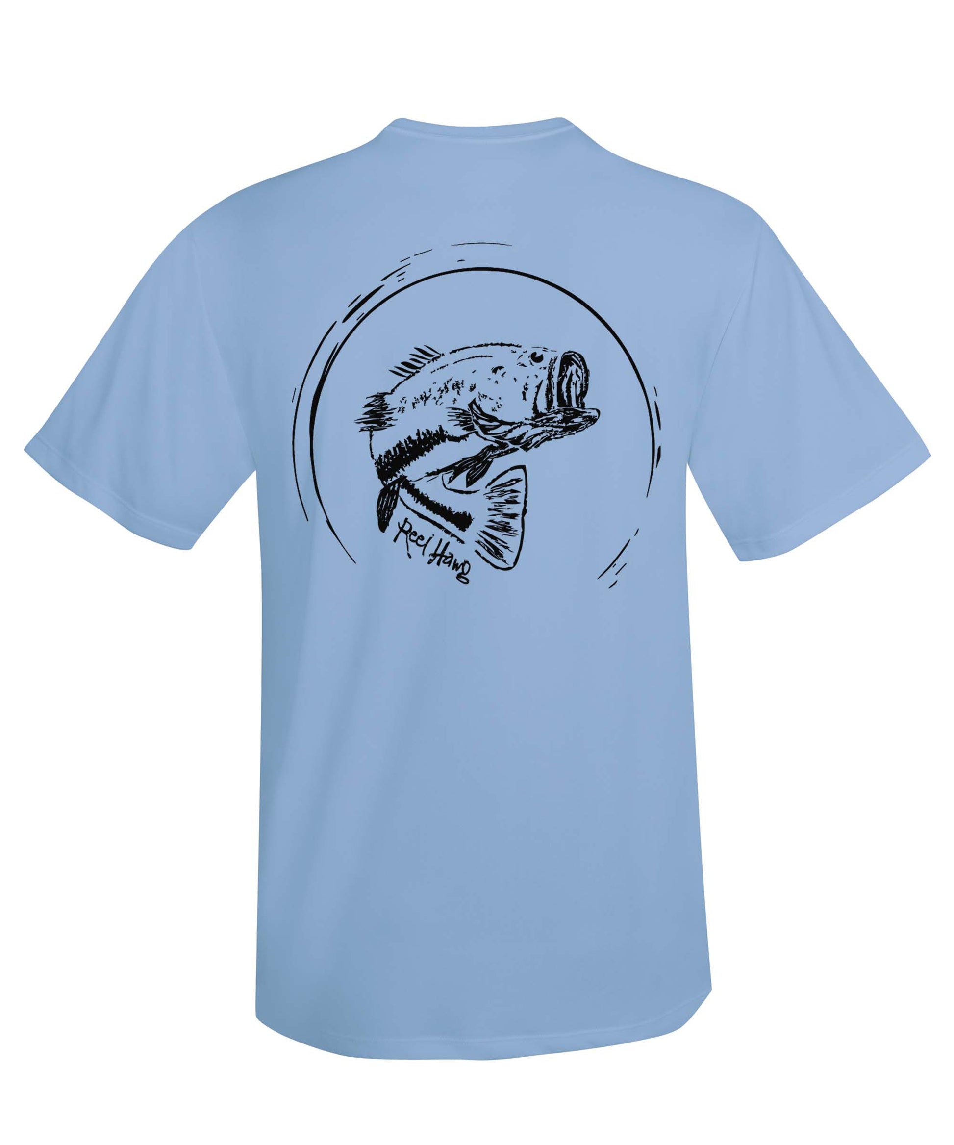 XtraFly Apparel Womens Largemouth Bass Freshwater Fishing Fisherman Fish  Sport V-Neck T-Shirt 