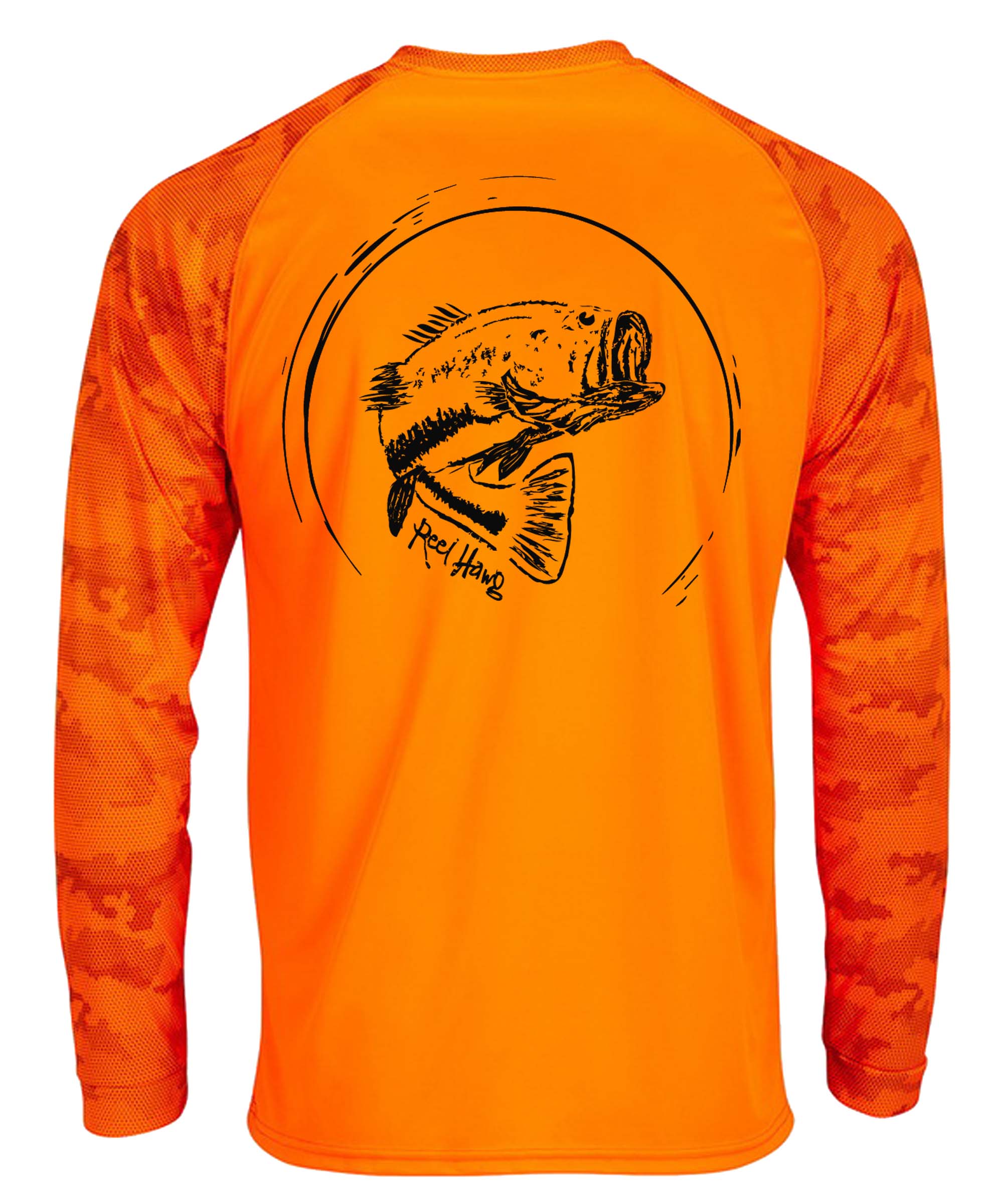 Orange sales fishing shirt