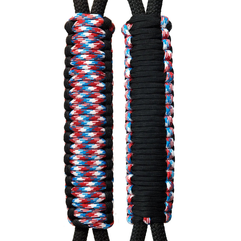Black & Freedom C031C068 - Paracord Handmade Handles for Stainless Steel Tumblers - Made in USA!
