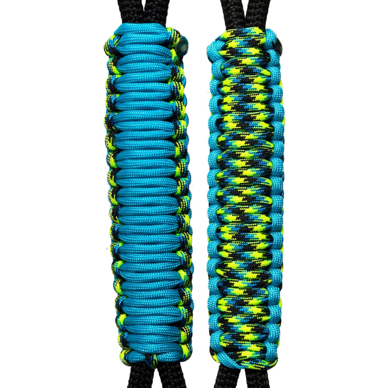Blue Turquoise & Aquatica C016C062 - Paracord Handmade Handles for Stainless Steel Tumblers - Made in USA!