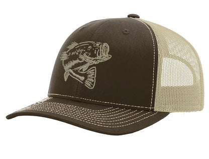 Bass Fishing "Reel Hawg" Structured Trucker Hats - *22 Colors!