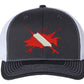Hogfish Dive Spears Structured Charcoal/White Trucker Hat