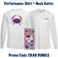 Blue Crab Bundle Deal!  Performance shirt + neck gaiter