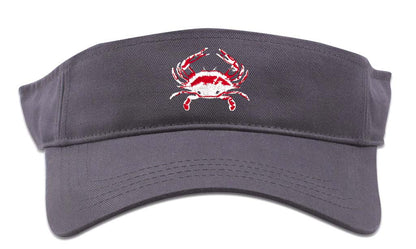 Charcoal Cotton Crab Visor