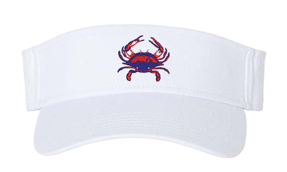 White Cotton Crab Visor