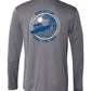 Dark Gray Reelaxin' Performance Dry-Fit Fishing Long Sleeve Shirts, 50+ UPF Sun Protection  - Reel Fishy Apparel