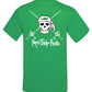 Youth Reel Fishy Pirate Skull & Rods t-shirt - Kelly Green