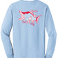 Hogfish "Reef Hog" Cotton Lt. Blue Long Sleeve Shirt