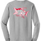 Hogfish "Reef Hog" Cotton Lt. Gray Long Sleeve Shirt