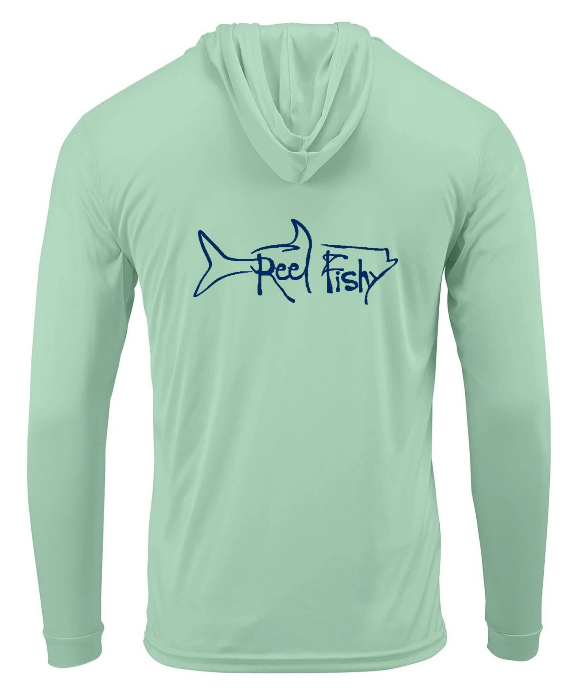 New Redfish Design! Performance Shirts, Hoodies, Digital Camo, 50+Upf 2XL / Blue Mist Camo L/S - unisex