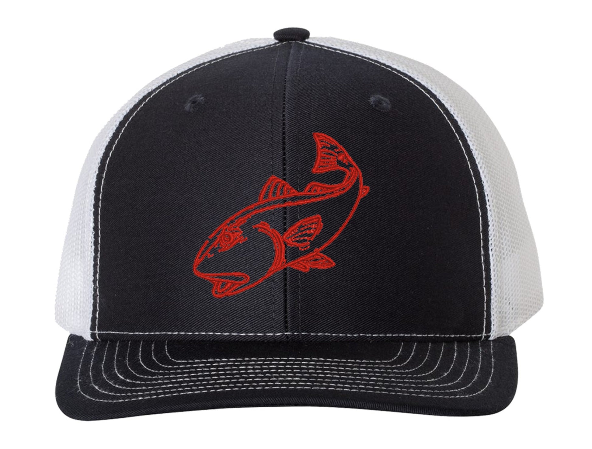 Redfish Fishing Trucker Snapback Hats by Reel Fishy Apparel -*9 Colors!