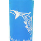 Neon Blue Slim Koozie - State of FL Tarpon logo
