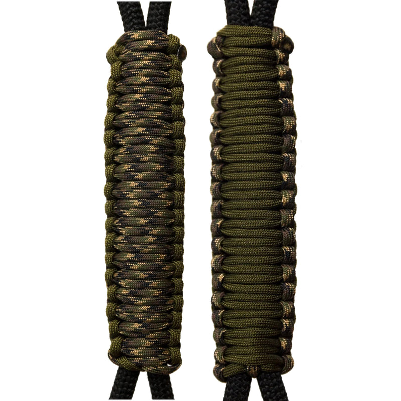 OD Green & Camo C020C036 - Paracord Handmade Handles for Stainless Steel Tumblers - Made in USA!