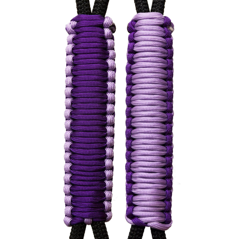 Purple & Lavender C024C025 - Paracord Handmade Handles for Stainless Steel Tumblers - Made in USA!