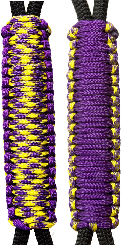 Purple & Barney Shines C024C063 - Paracord Handmade Handles for Stainless Steel Tumblers - Made in USA!