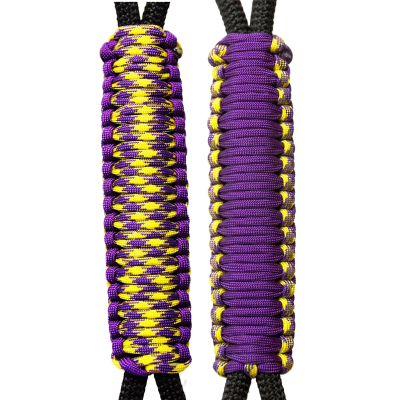 Purple & Barney Shines C024C063 - Paracord Handmade Handles for Stainless Steel Tumblers - Made in USA!