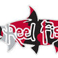 Black/Red Camo Tarpon Fishing Decal with Reel Fishy Logo