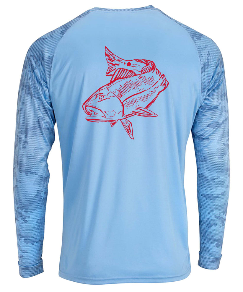 New Redfish Design! Performance Shirts, Hoodies, Digital Camo, 50+UPF ...