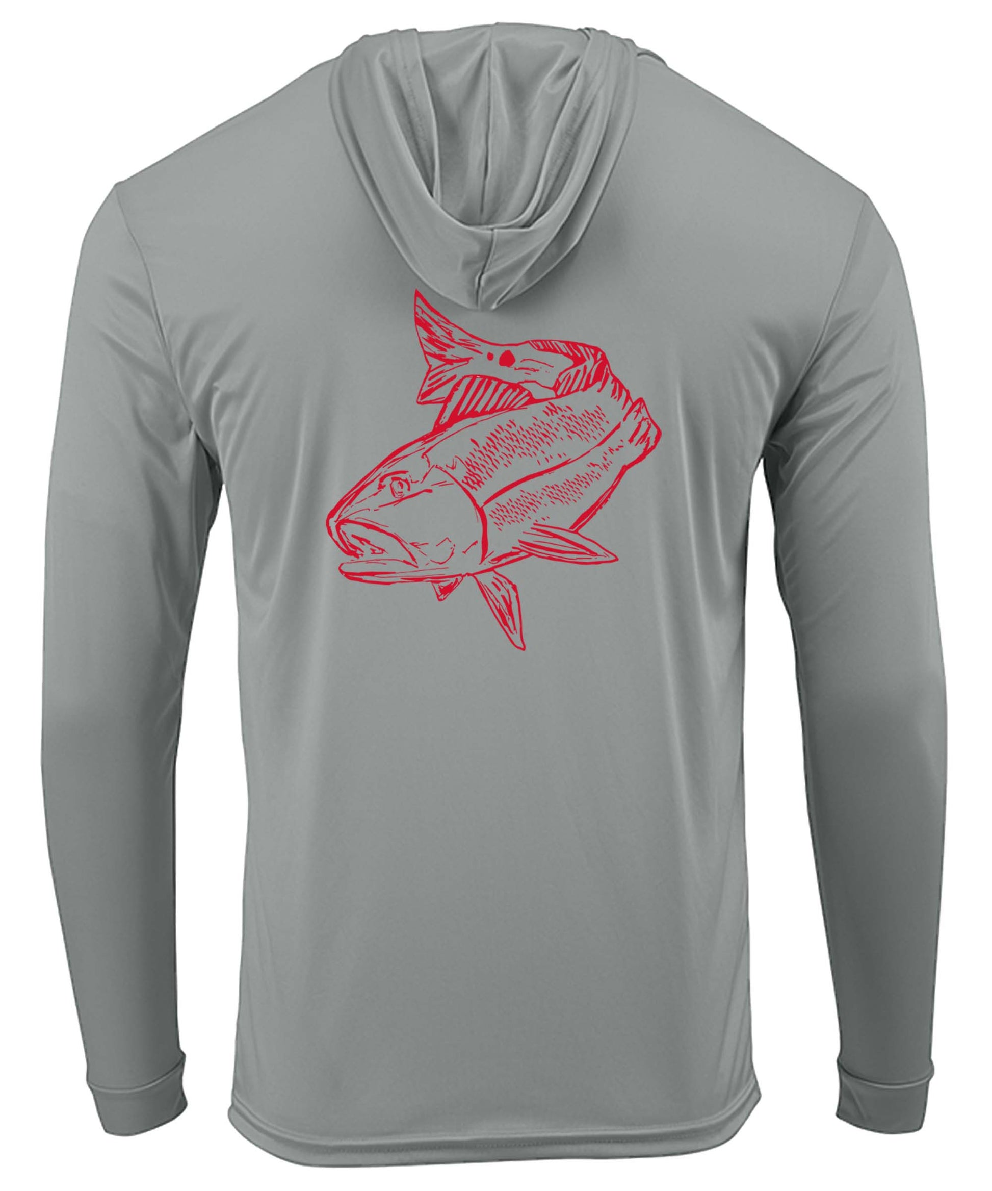 Tarpon Performance Digital Camo 50+uv Fishing Long Sleeve Shirts- Reel Fishy Apparel M / Red Camo - unisex