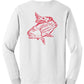 Redfish Cotton White Long Sleeve Shirt