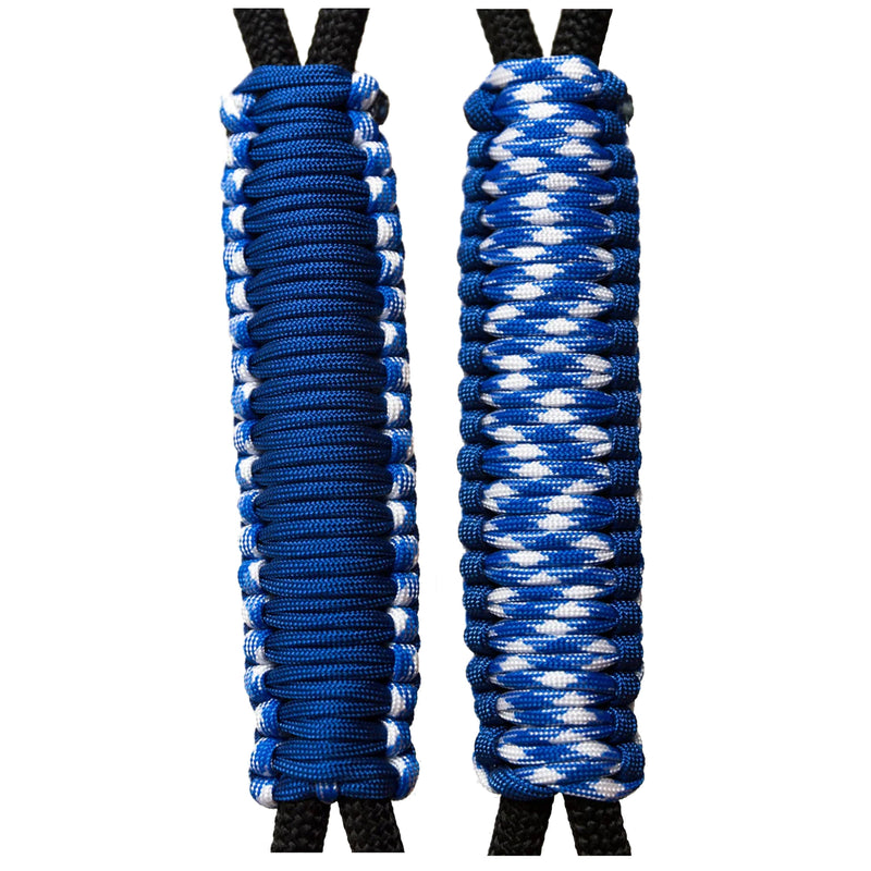 Royal Blue & Good Guy -C012C058 - Paracord Handmade Handles for Stainless Steel Tumblers - Made in USA!