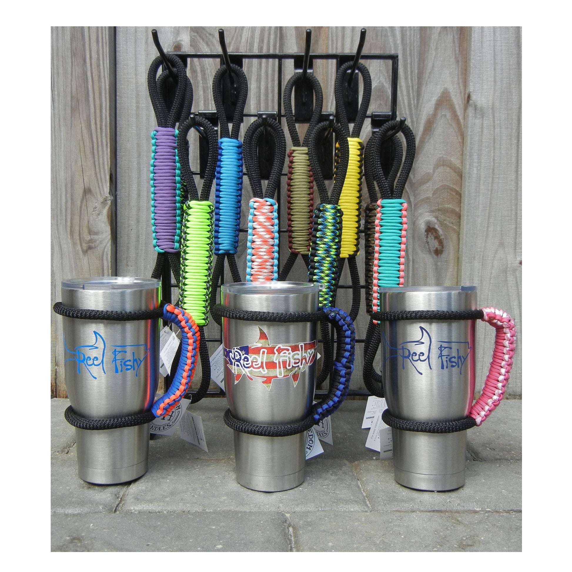 USA Handmade Paracord Handles for Tumblers (YETI, RTIC)