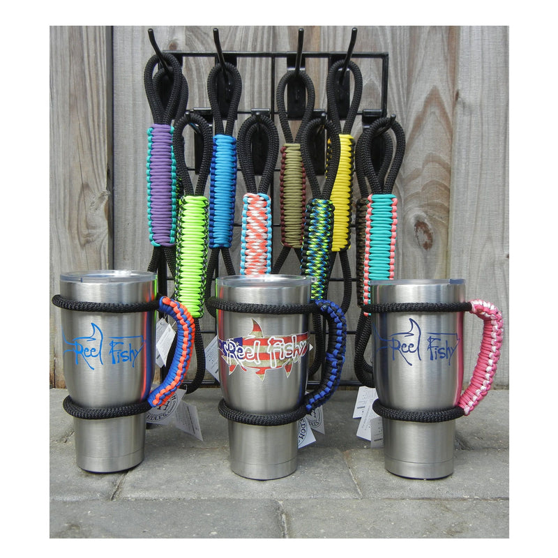 Paracord Handmade Handles for Stainless Steel Tumblers - Made in USA!