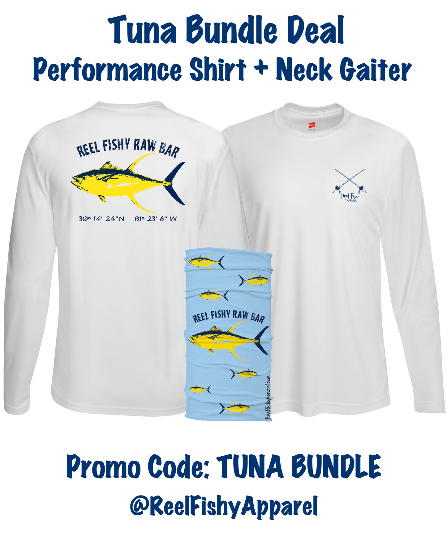 Tuna Bundle Deal!  Performance shirt + neck gaiter