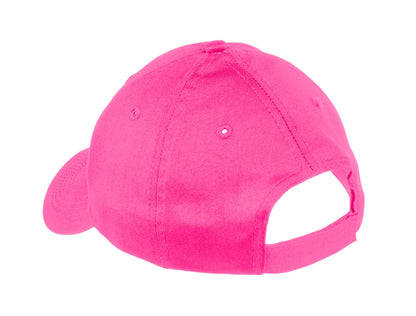 Youth Fishing Hats with Reel Fishy Tarpon Logo - Pink Back Velcro Closure