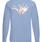 Lionfish Performance Dry-Fit Fishing Sun Protection shirts-Light Blue