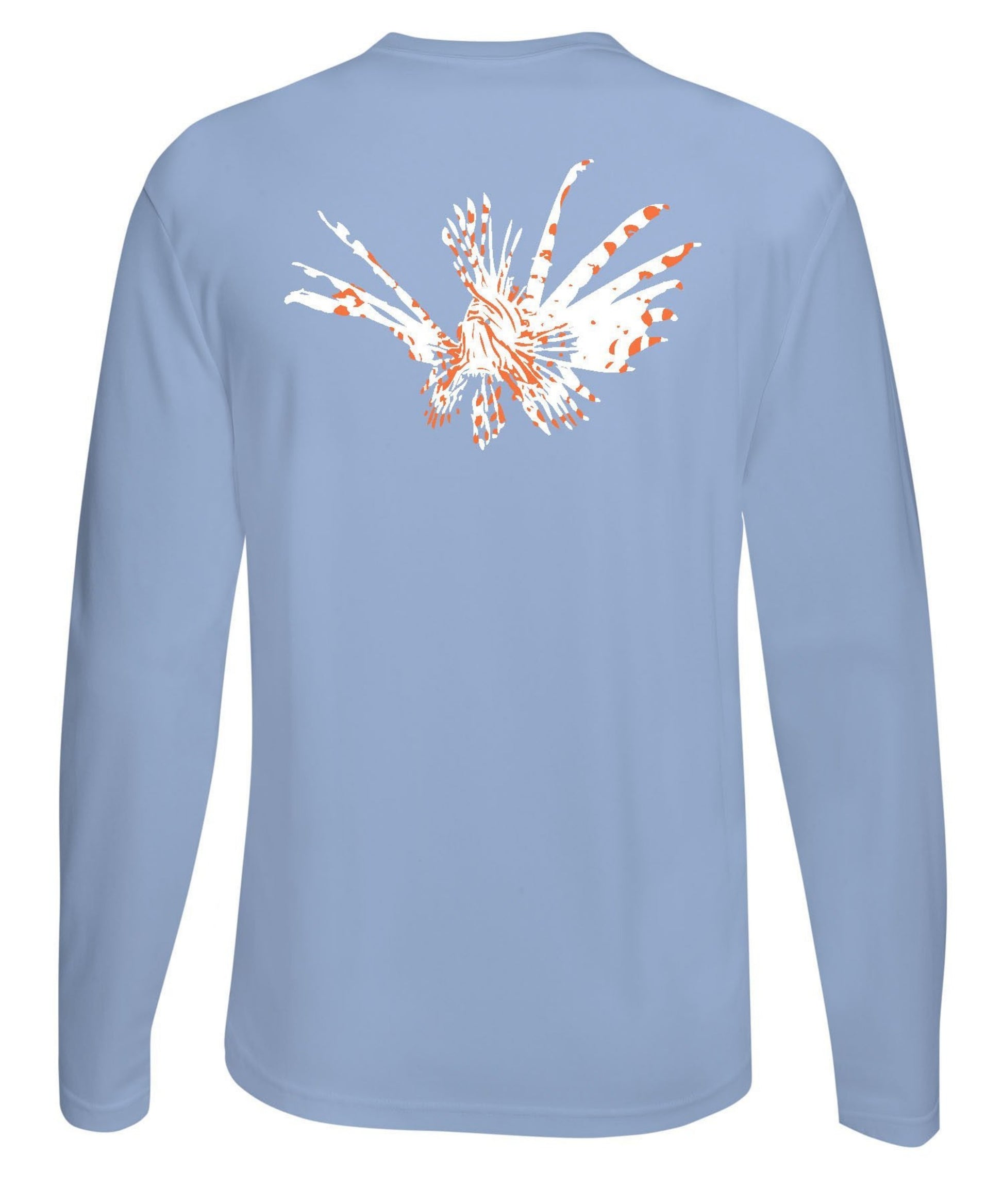 Lionfish Performance Dry-Fit Fishing Sun Protection shirts-Light Blue