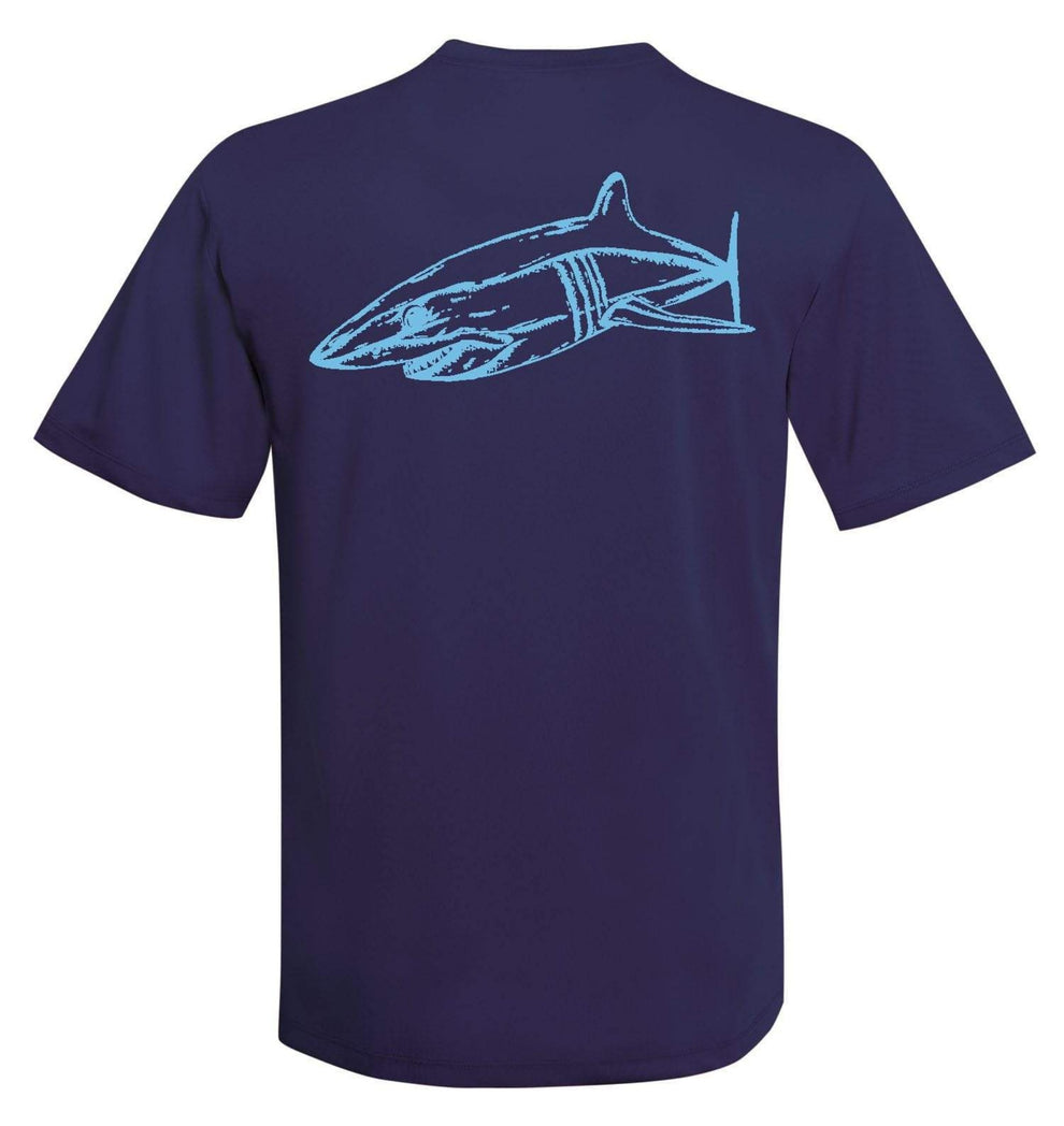 Mako Shark Performance Fishing Dry-Fit 50+UV Shirt -Reel Fishy Apparel