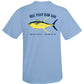 Reel Fishy Raw Bar Tuna Performance Dry-Fit Short Sleeve - Lt. Blue
