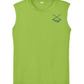 Performance Sleeveless Reel Fishy Tarpon Tee - Lime Green (front)