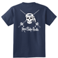 Youth Reel Fishy Pirate Skull & Rods t-shirt - Navy